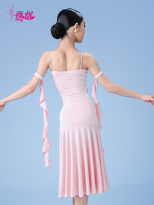 Robes de danse latine professionnelles Vennystyle pour femmes adultes - Matière en spandex/coton sur mesure pour la rumba, le cha-cha et la samba - Product Image 6