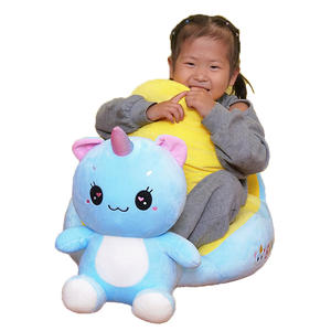 โซฟาผ้ากำมะหยี่พับได้มีที่เท้าแขนสำหรับเด็ก2ใน1โซฟาลายการ์ตูนน่ารักสำหรับเด็ก - Product Image 1