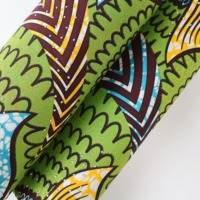Kain Batik Wax Tenun Berkualitas Tinggi Motif Serbuk Berkilau Afrika, Bahan Katun Poliester Elastis untuk Pakaian Anak Laki-laki