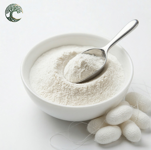 Polvo de Aminoácidos de Seda de Marca Privada OEM, Polvo de Sericina, Proteína de Seda Natural de Grado Cosmético, Soluble <span class=keywords><strong>en</strong></span> Agua, Venta al Por Mayor - Product Image 2
