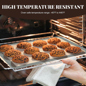 Reusable <b>Silicone</b> <b>Baking</b> Mat Non-Stick Food Safe <b>Silicone</b> Mats for Making Cookies Macaroons Bread - Product Image 5