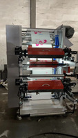 Mesin Printer Flexografi Dua Warna Berkualitas Tinggi untuk Pencetakan Roll-to-Roll Film Plastik Satu atau Dua Warna