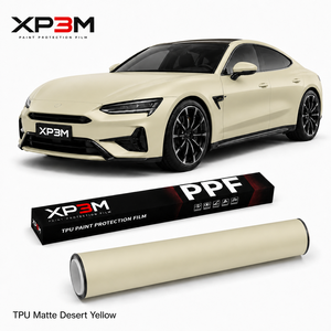 Vinilo para Envoltura de Autos XP3M, Color Amarillo Desierto Mate Satinado, TPU, 7.5 Mil, Autoregenerable, Antiarañazos, Antiamarilleo, Rollo de 1.52x15m - Product Image 1
