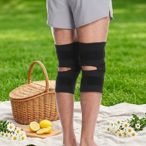 Genouillère en néoprène avec bouton rotatif réglable pour le soutien du genou lors du tennis, du football, du baseball, de la course à pied, de l'entraînement, OEM, ODM, vente en gros personnalisée - Product Image 5