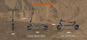 Entrepôt UE, scooter électrique pliable G2 Ultra, 10 pouces, tout-terrain, batterie 48V 18Ah, moteur double 800W, 50 km/h - Product Image 5