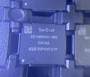 SDINBDG4-16G iNAND 7250 <b>16GB</b> eMMC 5.1 HS400 Industrial MLC BGA 153 2.7V 3.6V - Product Image 3
