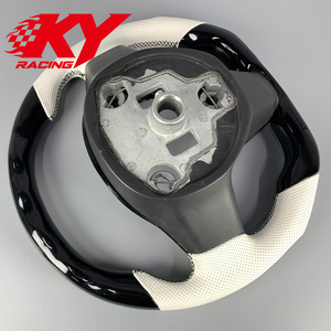 Volante Deportivo Personalizado de Fibra de Carbono Real para Tesla Model 3, Model S, Model X 2014, 2015, 2016, 2018, 2019, 2020 - Product Image 3