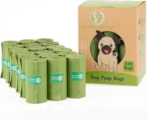 Bolsas de basura personalizadas para mascotas, alta calidad, Biodegradable, para caca de perro