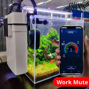 Nieuwe Aanwinst XBL Serie Plastic Wandgemonteerde Stille Externe Hangende Aquarium Visbak Filter Vervangbaar Filtermateriaal Leven - Product Image 3