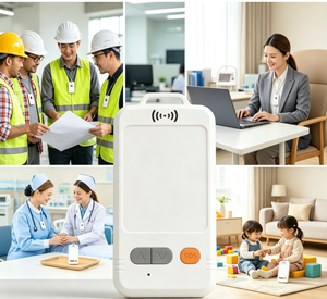 Traceur GPS intelligent portable avec carte SIM, suivi en temps réel, localisateur anti-perte pour enfants et travailleurs, compatible avec <span class=keywords><strong>iPhone</strong></span> - Product Image 1