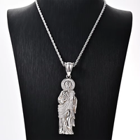 Collier pendentif en forme de cœur en cristal de glace, plaqué or, plaqué argent, plaqué rhodium, chaîne en laiton avec zircon, bijoux hip-hop