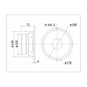 KYYSLB 6.5 pouces haut-parleur haut-parleur unité pilote 50-130w mi basse 4Ohm néodyme maison amplificateur Audio haut-parleurs sonores - Product Image 5