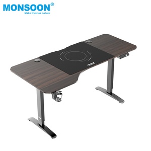 Bureau de jeu de bureau moderne électrique professionnel réglable en hauteur en aluminium - Product Image 2