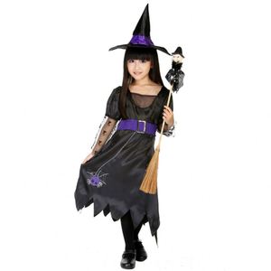Lindo Cosplay niños púrpura negro Halloween bruja rendimiento vestido de <span class=keywords><strong>princesa</strong></span> - Product Image 2