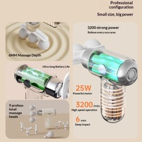 Pistolet de massage professionnel rechargeable à 9 têtes, mini, pour fascia, relaxation musculaire, spa corporel, vibration, tissus profonds, direct usine 2026