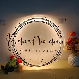 Lettres en métal doré rétroéclairées par néon LED personnalisées pour la publicité murale extérieure, logo en acrylique 3D, enseignes de magasin pour bâtiments, voitures, bars - Product Image 1