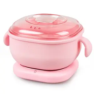 New Arrivals Portable and Foldable Small Silicone Single Wax Pot 400ml Electric Wax Melt Warmer Hair Removal Wax Heater