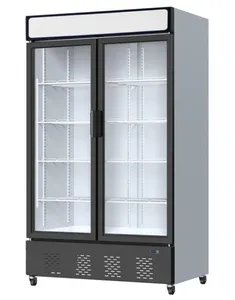 Kenkuhl porte en verre verticale refroidisseur de boisson vitrine verticale refroidisseur commercial pour supermarché