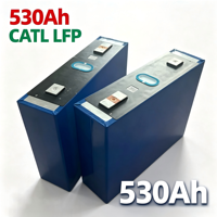 Cellule de batterie LiFePO4 CATL haute capacité 3,2 V 530 Ah, 8000 cycles, phosphate de fer lithium pour stockage ESS industriel et domestique