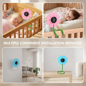 Monitor para bebés Tuya 4MP HD, inalámbrico, WiFi, audio bidireccional, intercomunicador remoto, detección de llanto, para habitación infantil - Product Image 1