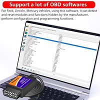 Cable USB ELM 327, Interfaz OBD a USB, Conector OBD 2 II, Herramienta de Diagnóstico Automotriz OBDII