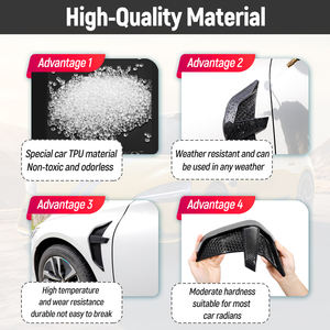 Spoiler décoratif universel <span class=keywords><strong>Ender</strong></span> pour ailes de voiture, grille d'admission d'air latérale, cache de ventilation latérale - Product Image 3