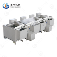 Industriële vier-emmer salade-, aardappel-, kool-, ui-, groente- en fruitwasmachine van SUS304 voor hotels