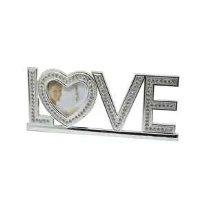 Cornici per foto personalizzate regalo decorativo per la casa per coppie cornice per foto a forma di lettera d'amore