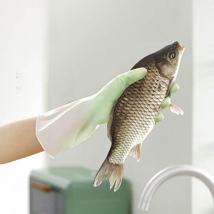 Gants de nettoyage ménagers réutilisables pour la cuisine et la salle de bain, gants de vaisselle en caoutchouc, gants de vaisselle en latex - Product Image 3