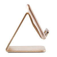Soporte de Aluminio Portátil para Teléfono Celular con Logotipo Personalizado, Soporte Metálico Compacto de Escritorio para Promociones de Oficina
