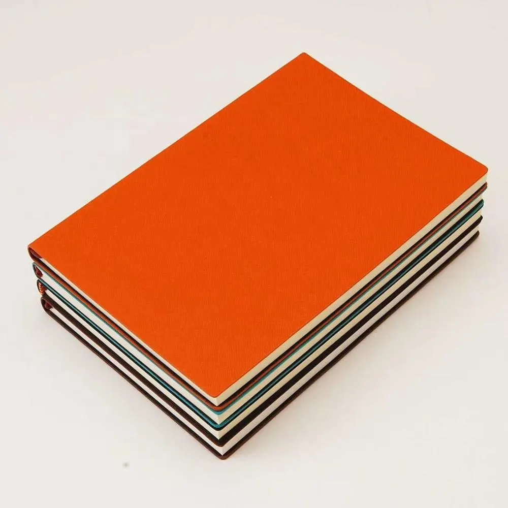 2019 promotionele custom hardcover PU Lederen cover notebook a5 a6 dot grid printing school dagboek note book