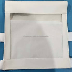 ปลอกหุ้มพนักพิงศีรษะด้านหน้าแบบสากลสำหรับเครื่องบิน รถไฟ รถยนต์ รถบัส ทำจากโพลีเอสเตอร์ที่ทนทาน เหมาะสำหรับการโฆษณาบนเบาะนั่ง - Product Image 4