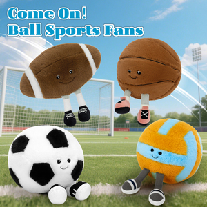 ตุ๊กตาบาสเก็ตบอลน่ารักพร้อมรองเท้าเรืองแสงในที่มืด ตุ๊กตาผ้าเนื้อนุ่ม ของขวัญสำหรับเด็ก ของขวัญสำหรับงานเลี้ยงฉลองทารก ของขวัญวันเกิด ของตกแต่งห้อง - Product Image 1