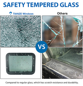 Fenêtre <span class=keywords><strong>coulissante</strong></span> convexe de marque TZ, remanufacturée, 762x508, pour camping-cars/caravanes/VR/voitures utilitaires, avec cadre en aluminium et verre trempé, homologuée DOT, garantie 1 an - Product Image 3