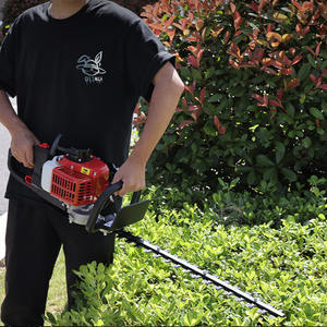 ماكينة تشذيب الحدائق من الدرجة الصناعية تعمل بالبنزين ماكينة تشذيب الحدائق بشفرة مزدوجة ماكينة تشذيب محمولة لقطع أوراق الأشجار والأعشاب - Product Image 2