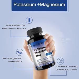 Suplementos herbales de magnesio y potasio veganos de alta calidad que apoyan el sistema inmunológico, aumento de energía, cápsulas mejoradas para dormir - Product Image 2