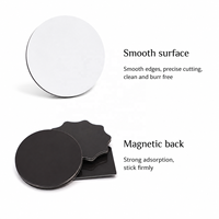 Aimant de réfrigérateur personnalisé en aluminium imprimé par sublimation, léger, pour cadeaux promotionnels et décoration de cuisine