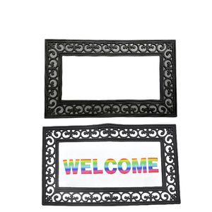 Alfombrillas Modernas Antideslizantes para Sublimación, para Impresión DIY, Diseño Floral de Año Nuevo Chino, Material de Goma y Poliéster - Product Image 1