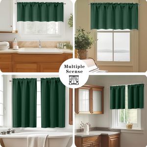<span class=keywords><strong>Rideau</strong></span> court occultant thermique isolant pour petite fenêtre, à passe-tringle, pour salle de bain et chambre, 30" L x 30" L, 1 pièce - Product Image 3