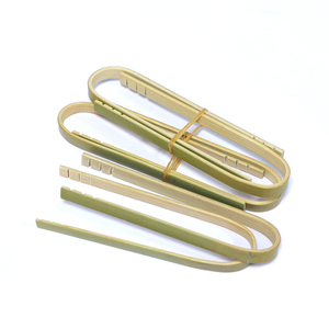 Pinzas de Bambú Mini de 10 cm y 12 cm, Ecológicas, Desechables, Pinzas Pequeñas para Servir <span class=keywords><strong>Sushi</strong></span>, Aperitivos y Buffet - Product Image 3