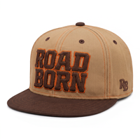 Gorra Snapback de Dos Tonos con Visera Plana, Logotipo Bordado en 3D, Gorra de Algodón Lavado Vintage, Logotipo Personalizado, Ropa Urbana para Hombre