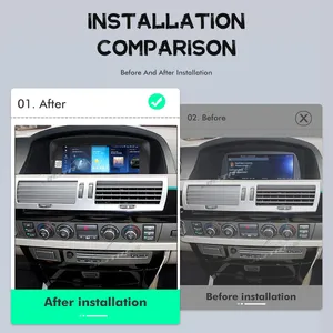 Autoradio Android 13 pour BMW Série 7 E65 E66 2005-2009 Google Carplay GPS Navigation Stereo Car Multimedia Player Head UNIT - Product Image 3