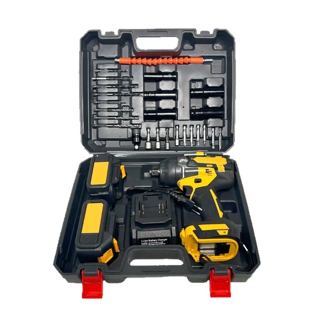 High Torque 700Nm 20V Battery-Powered Wireless Electric Dewats DIY Automotive Repair Brushless Impact Wrench Industrial Grade