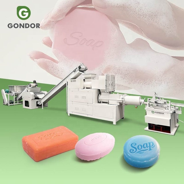 Industrial Small Scale Fully Automatic Laundry Bar Small Soap Make Machine Production Line for Hotel