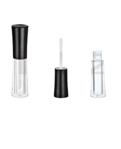 Envase de maquillaje con cabezal de brocha para brillo labial y color labial, botella cilíndrica de base gruesa, para aislamiento, corrector y crema BB - Product Image 1