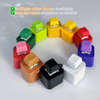 Speaker Mini Rechargeable Plastik yang Dapat Direkam, Gantungan Kunci dengan Tombol Suara, Liontin Kreatif Anime Custom, Pereda Stres