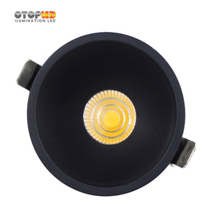 Luz descendente led <span class=keywords><strong>ugr</strong></span> <span class=keywords><strong>19</strong></span>, 7W, negra, empotrada, antideslumbrante, 2700K, para Proyecto de hotel - Product Image 3