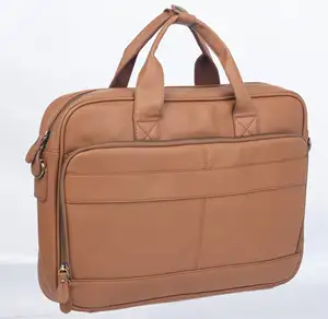 Luxusmarke Herren Geschäfts-Leder-Tasche Schulter Überlegete tragbare A4-Datei-Tasche Designer Laptop-Tasche Sacoche Homme