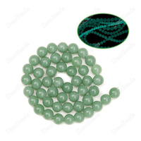 Vente en gros, nouveauté, stock, perles fluorescentes pour la fabrication de bijoux, bracelets, 6mm, 8mm, 10mm