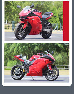 Yeni yüksek hızlı 72V spor elektrikli motosiklet, büyük yarış bisikleti, Ducati tarzı, rus elektrik-benzin hibrid dönüşüm - Product Image 3